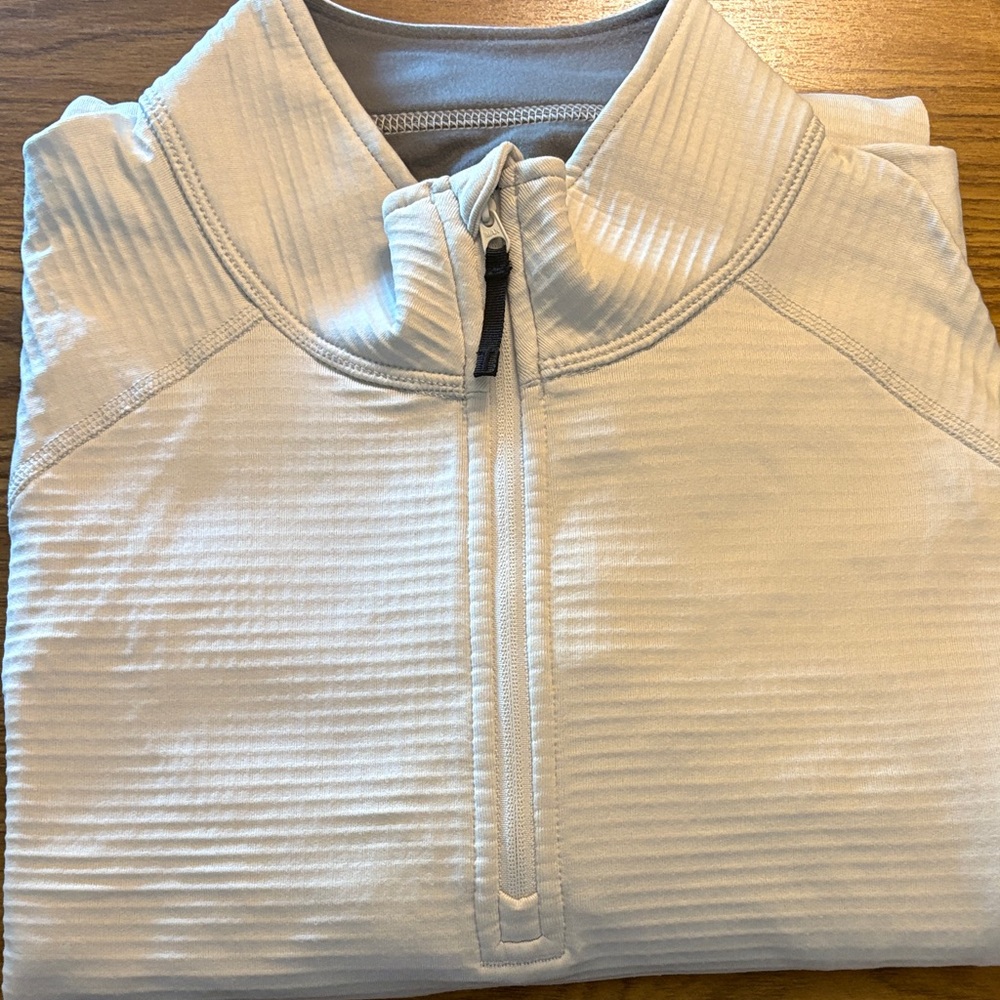 5.11 Tactical Oyster White Quarter-Zip Pullover Sz XL EUC!